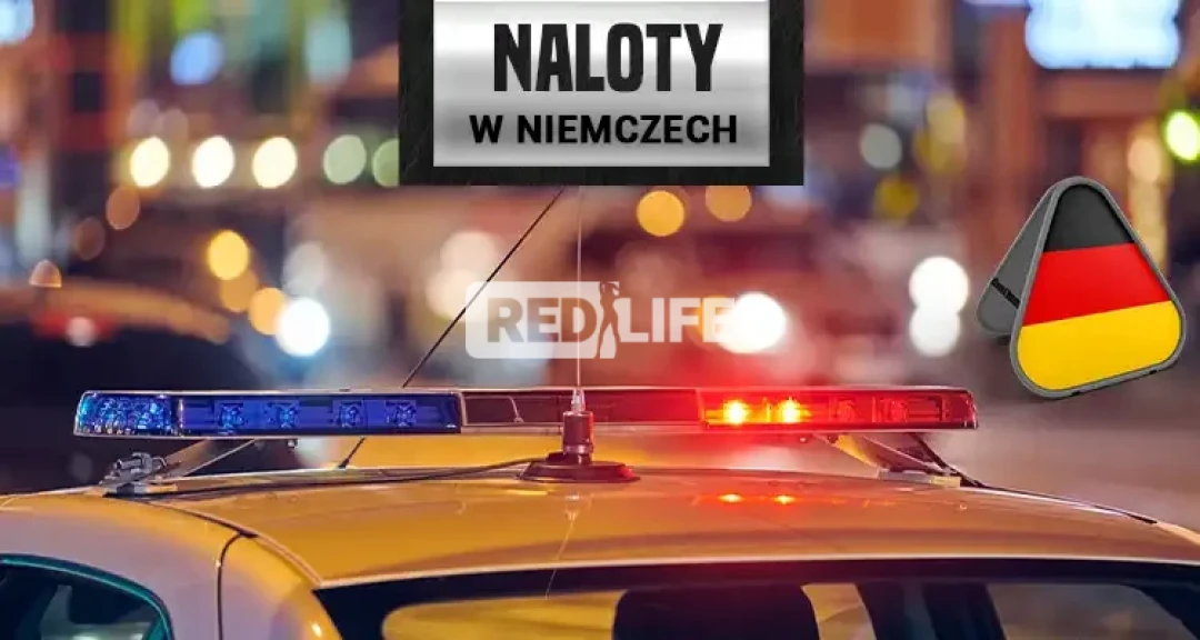 Naloty policyjne w Niemczech w